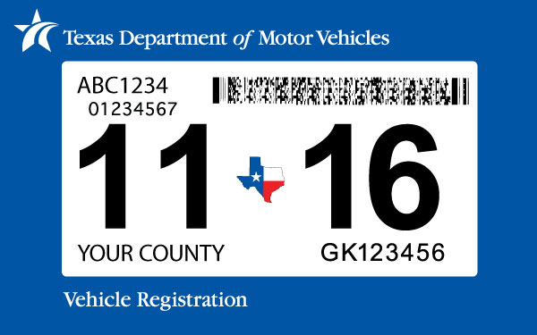 November 2016 Registration Sticker