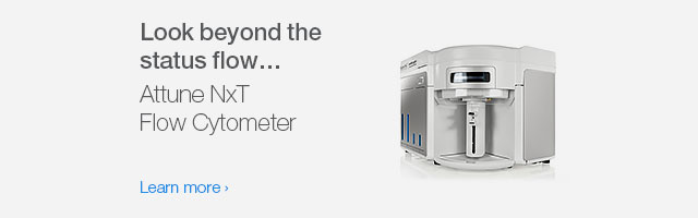 Look beyond the status flow, Attune NxT Flow cytometer.