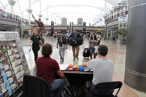 'New @[61265398450:274:AmeriCorps NCCC] members arrive for service in Denver, CO.'