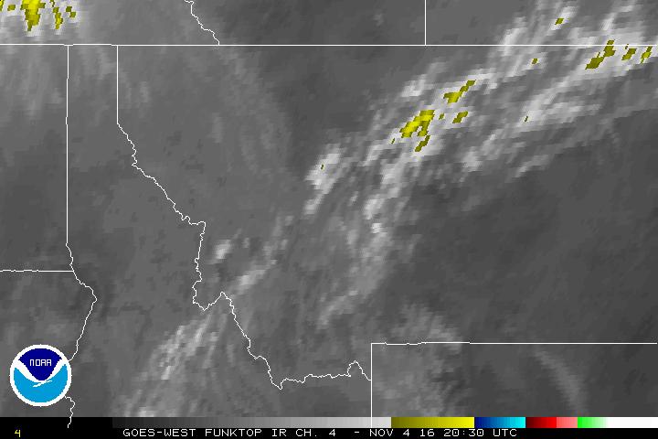 Regional Infrared Satellite Image - Click to enlarge