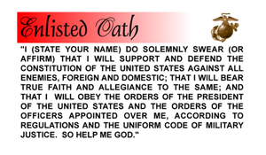 Enlisted Oath