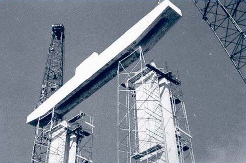 Prefabricated superstructure caps and columns