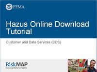 Cover photo for the document: Hazus Online Download Tutorial