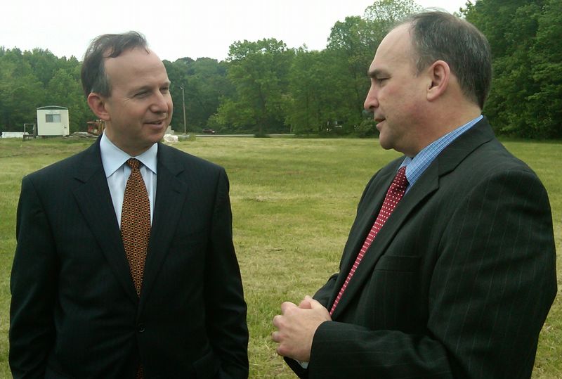 Del Gov Markell with Greg Nadeau