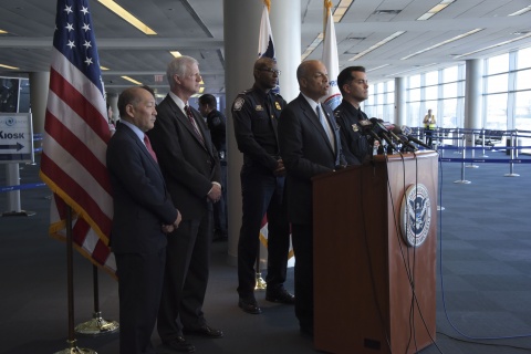 Securing the nation through preclearance. Secretary Johnson announces 11 new overseas @CustomsBorder preclearance locations to identify threats long before they arrive in the U.S.