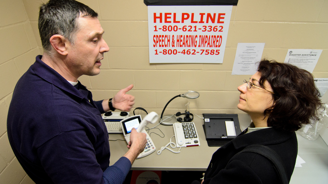 assistive technology in disaster recovery center