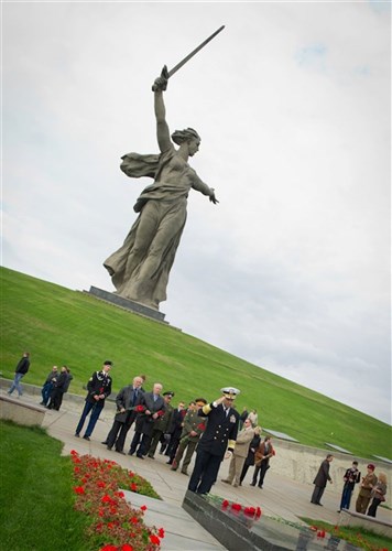 Battle of Stalingrad war memorial: "Mother Russia" 