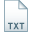 Icon for file of type text/plain
