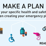 Image cover photo: Graphic: Make a Plan. My Plan.