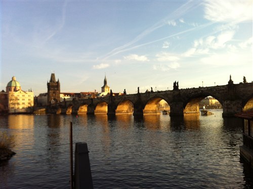 The Charles Bridge spans the Vltava River in Prague, Czech Republic Dec. 17, 2013, when Brig. Gen. Blaine Holt, Director, U.S. European Command Directorate of Logistics visited the city which is host to the Multinational Logistics Coordination Centre. Prague’s central location makes it ideal to coordinate and facilitate multinational logistics capabilities among NATO Allies and Partnership for Peace nations. The MLCC represents the front lines of multinational logistics and has the ability to bring together strategic partners to participate or observe in multinational logistics exercises. 