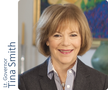 Click here to learn more about Lt. Governor Tina Smith
