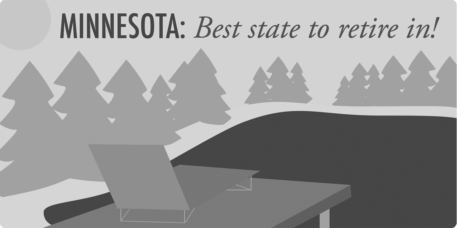 Graphic: Minnesota is the best state to retire in;