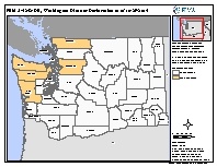 Map of declared counties for [Washington Severe Windstorm (DR-4242)]