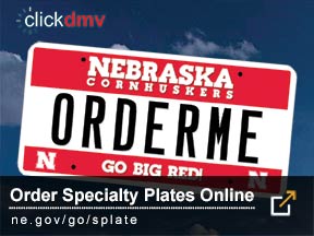 Order Specialty Nebraska Plates Online