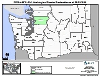 Map of declared counties for [Washington Flooding and Mudslides (EM-3370)]