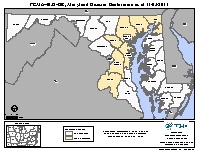 Map of declared counties for [Maryland Remnants of Tropical Storm Lee (DR-4038)]