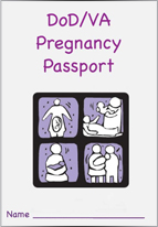 A screenshot of the DOD/VA Pregnancy Passport flyer.