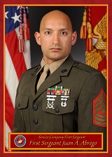 1st Sgt Juan Abrego