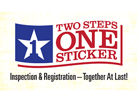 Texas Two Steps One Sticker Campaign