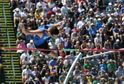 U.S. Air Force 1st Lt. Cale Simmons competes in the preliminary round of the men&#39;s pole vault July 2, 2016, at the U.S. Olympic Team Trials - Track &amp; Field, in Eugene, Oregon. He placed in the prelims and went on to secure a spot on the U.S. Olympic team during the finals, July 4, 2016. (Photo by David Vergun)