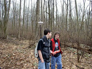 Students at ThorpeWood learned GPS navigation. 