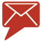 Image of the GovDelivery envelpe icon in red