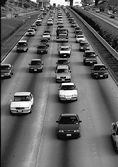 Photo of cars on a 4 lane highway