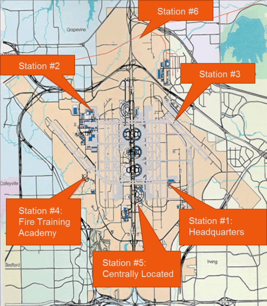 Fire Station Locations DFW Airport