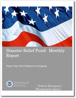 Cover photo for the document: Disaster Relief Fund: Monthly Report