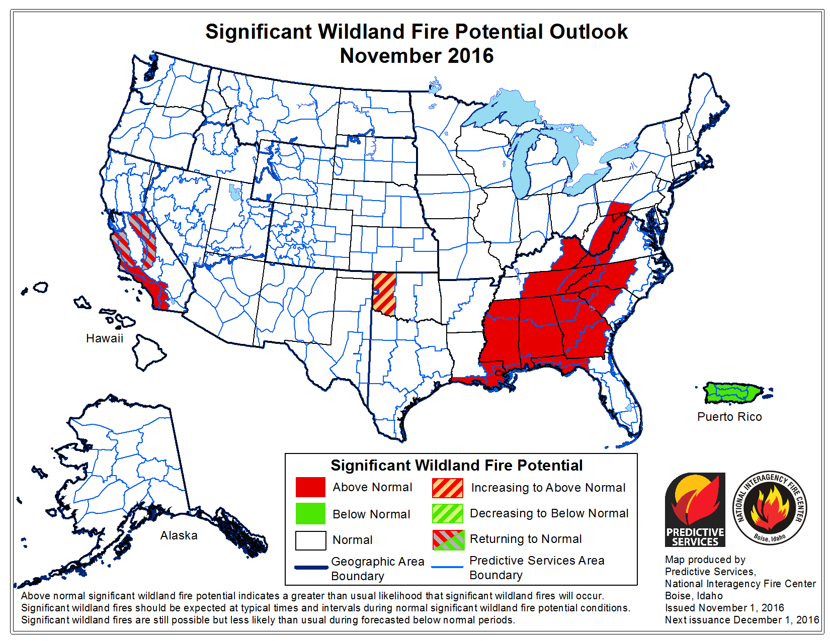 Fire Potential Outlook