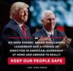 'VP-Elect Michael Pence and I look forward to serving -- and making America safe and great again --- with you! -DJT'