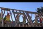 Active duty military from the Corps&#39; Los Angeles District help Habitat for Humanity of Orange County raise a wall during construction of townhomes in Cypress. The effort was part of an outreach organized by District Commander Col. Kim Colloton to support the communjity and  military veterans.