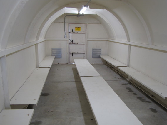 View from inside the shelter. Photo by Grieg Powers/FEMA.