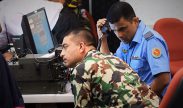 Participants of Pacific Endeavor 2016 receive incoming voice transmissions from the field at the exercise’s Multinational Coordination Center. DoD photo by Air Force Master Sgt. Todd Kabalan