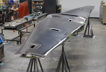 Image Caption: Tern, a joint program between DARPA and the U.S. Navy’s Office of Naval Research (ONR), has made significant advances during Phase 3 on numerous fronts, including commencement of wing fabrication (above) and completion of successful engine testing for its test vehicle, and funding of a second test vehicle. Click below for high-resolution image.