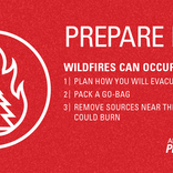Image cover photo: Graphic: Prepare Now for Wildfires