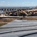 Atlantic City, N.J., Oct. 31, 2012 -- The historic boardwalk was destroyed by fierce winds that hit here during Hurricane Sandy. FEMA is working with many partners and organizations to assist residents affected by Hurricane Sandy. Photo by Liz Roll/FEMA