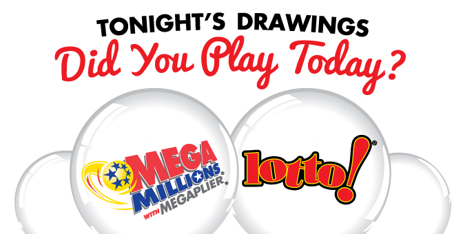 Tonight is a Mega Millions and Lotto Night!  Did You Play Today?