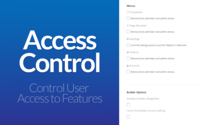 PageLines Access Controls