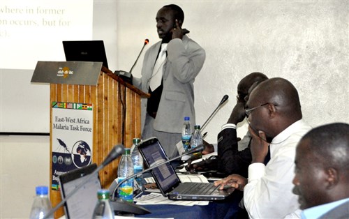 More than 60 senior medical representatives from countries in East and West Africa gathered in Bujumbura Aug. 25 for the opening ceremony of the East and West Africa Malaria Task Force conference in Burundi.  The three-day event was funded by United States Armed Forces Health Surveillance Center and coordinated by U.S. Africa Command. As part of the United States effort to eradicate malaria on the African continent, in Burundi alone, the United States has provided more than $40 million through USAID to help build capacity of Burundi's malaria prevention and control program.  (Photos by Air Force Technical Sergeant Olufemi A. Owolabi)