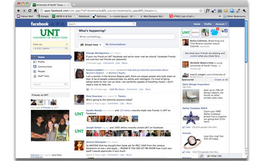 facebook screen capture