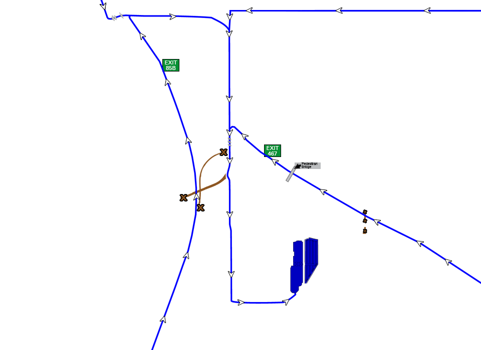 Apogee Stadium Game-Day Blue Parking Route