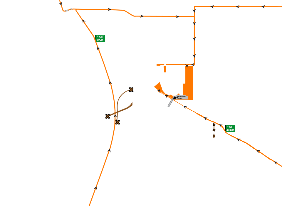 Apogee Stadium Game-Day Orange Parking Route