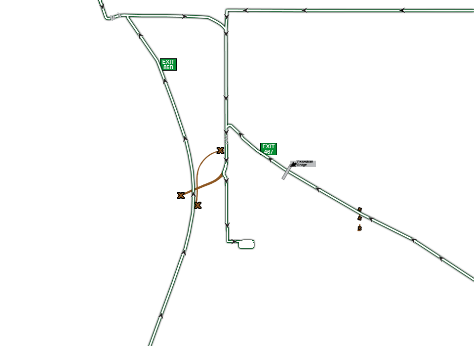 Apogee Stadium Game-Day White Parking Route