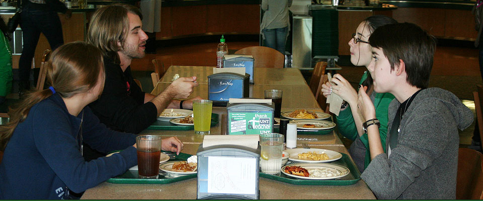 Champs Cafeteria at the Mean Green Village