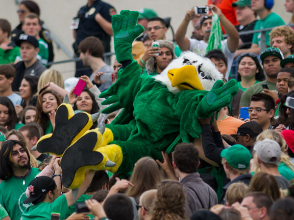 Scrappy, the Eagle Mascot