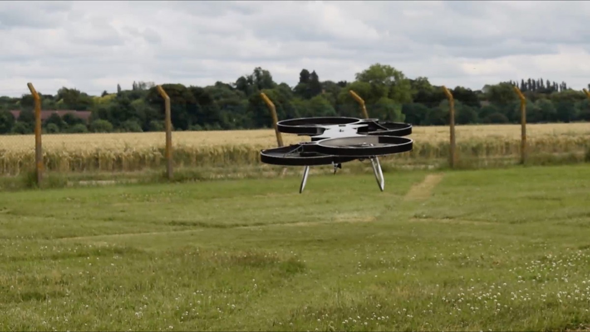 Researchers see a future JTARV flying low to the ground or at thousands of feet at speeds of 60 miles per hour or more. With a payload capacity of up to 300 pounds, the vehicle could provide vital resupply at short ranges. Photo Credit: Courtesy photo 