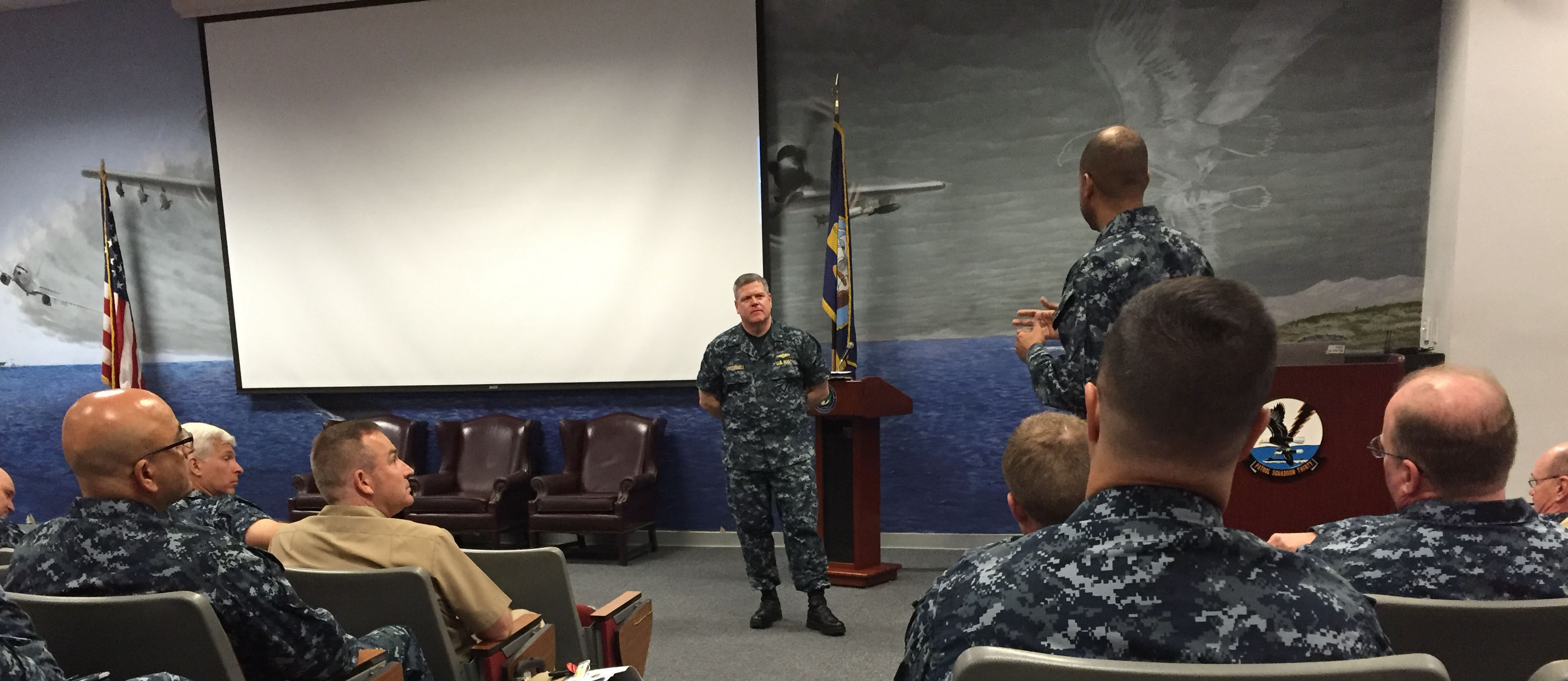 Commander, Naval Information Force Reserve (COMNAVIFORES), Rear Adm. Daniel J. MacDonnell. Photo courtesy of NAVIFORES.