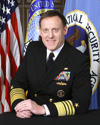 Commander of U.S. Cyber Command, Director of the National Security Agency, and Chief of the Central Security Service Adm. Michael S. Rogers