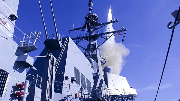 GULF OF MEXICO (Oct. 25, 2016) Pre-commissioning unit John Finn (DDG 113) fires an SM2 BLK IIIA missile during builder's trials. John Finn, built by Huntington Ingalls Shipbuilding, will conduct the final phase of trials, known as acceptance trials, in early November. U.S. Navy photo by Petty Officer 1st Class Maddelin Angebrand.